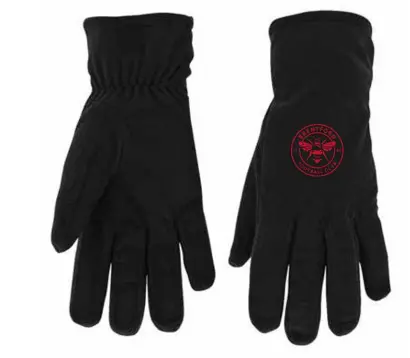 Womens Crest Fleece Gloves Kits Collection - Premium Brentford Kits for Supporters