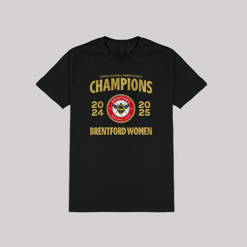 Women’s team Champions T-Shirt-2500117 Kits Collection - Premium Brentford Kits for Supporters